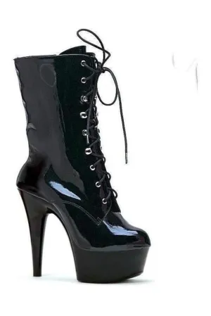 609-DIANA Ankle Boots  | Black  Patent