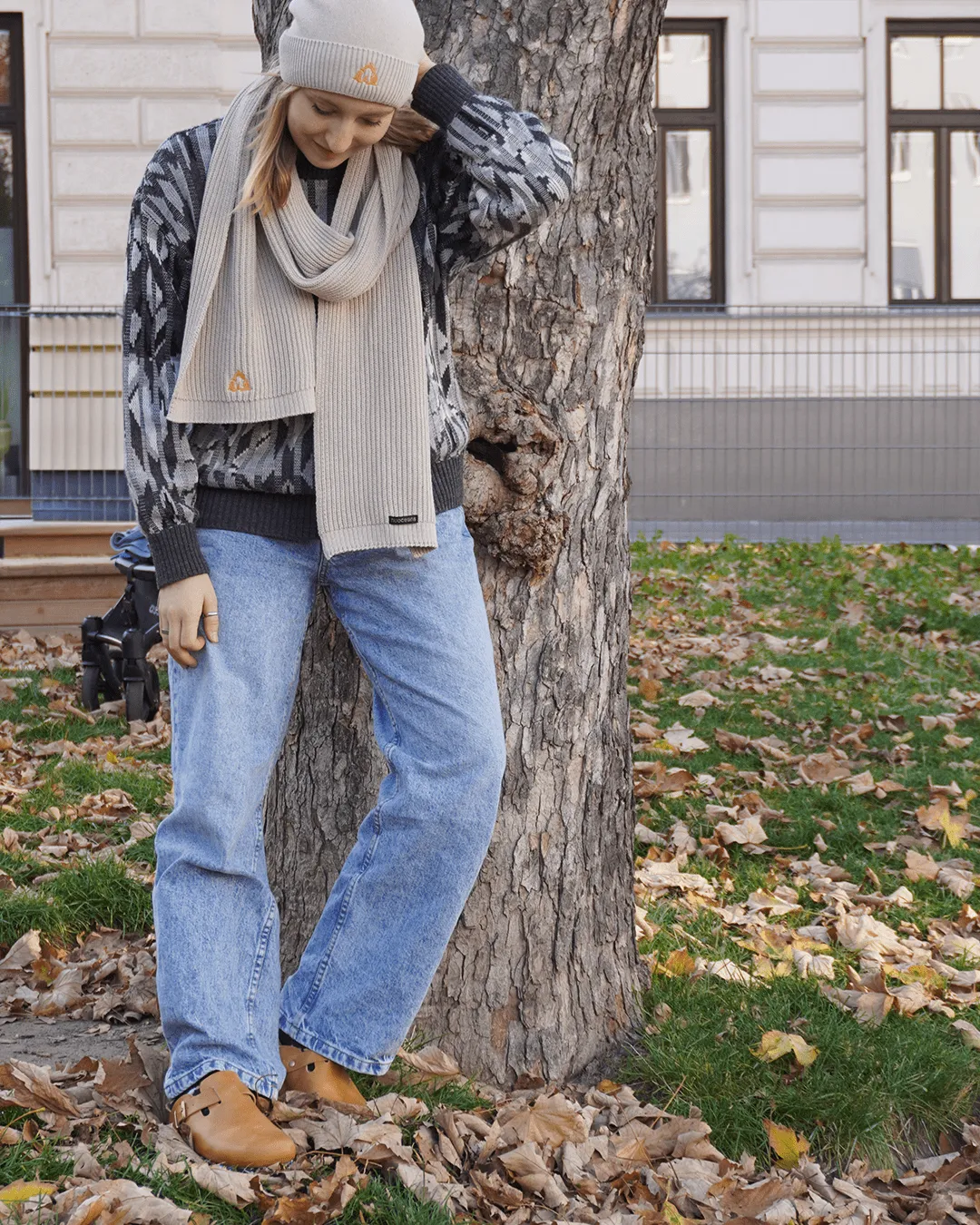 Alpine Recycled Cotton Scarf | Multiple Colours