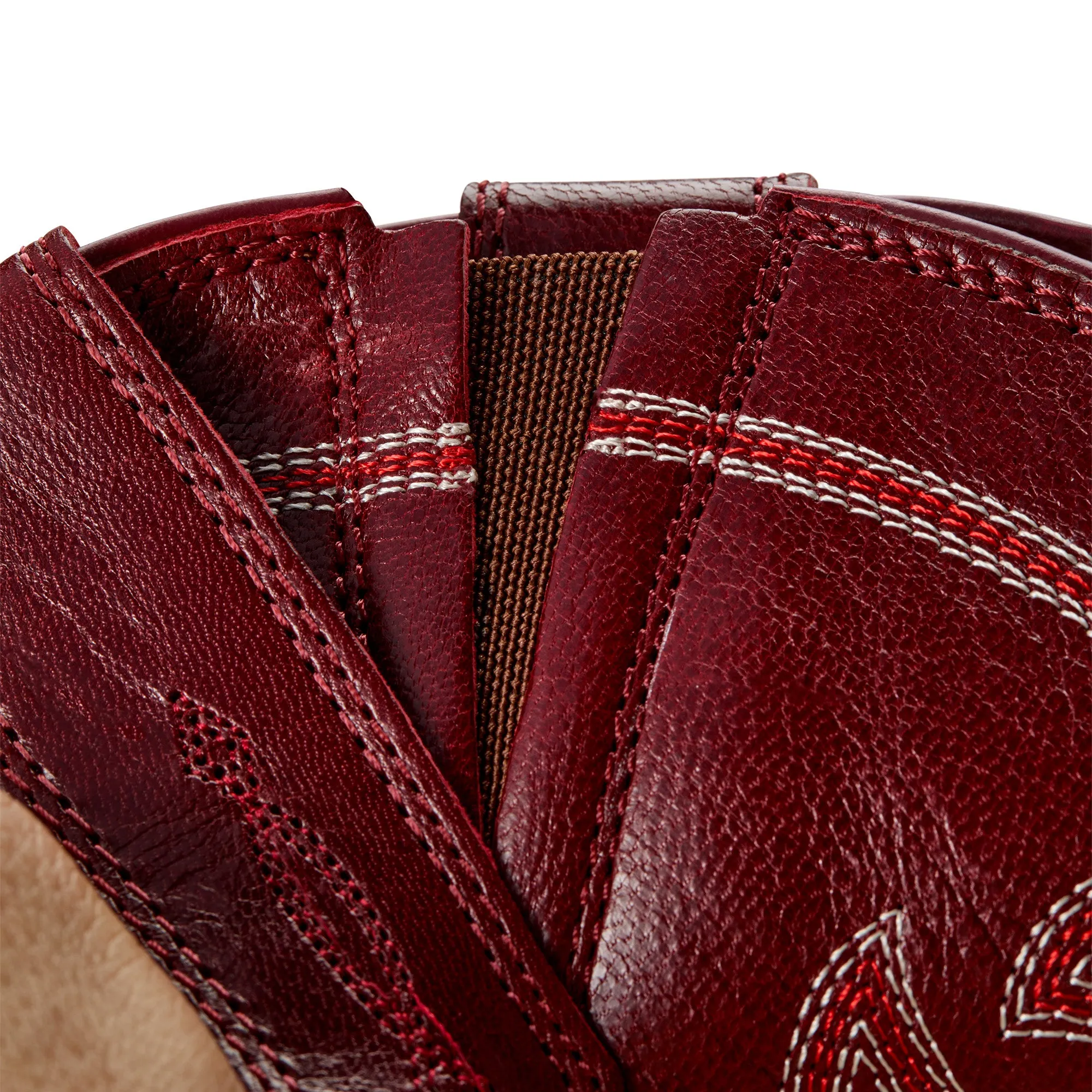 Ariat Ladies 10061205 Heritage J Toe Stretch Fit Western Boots in Sangria