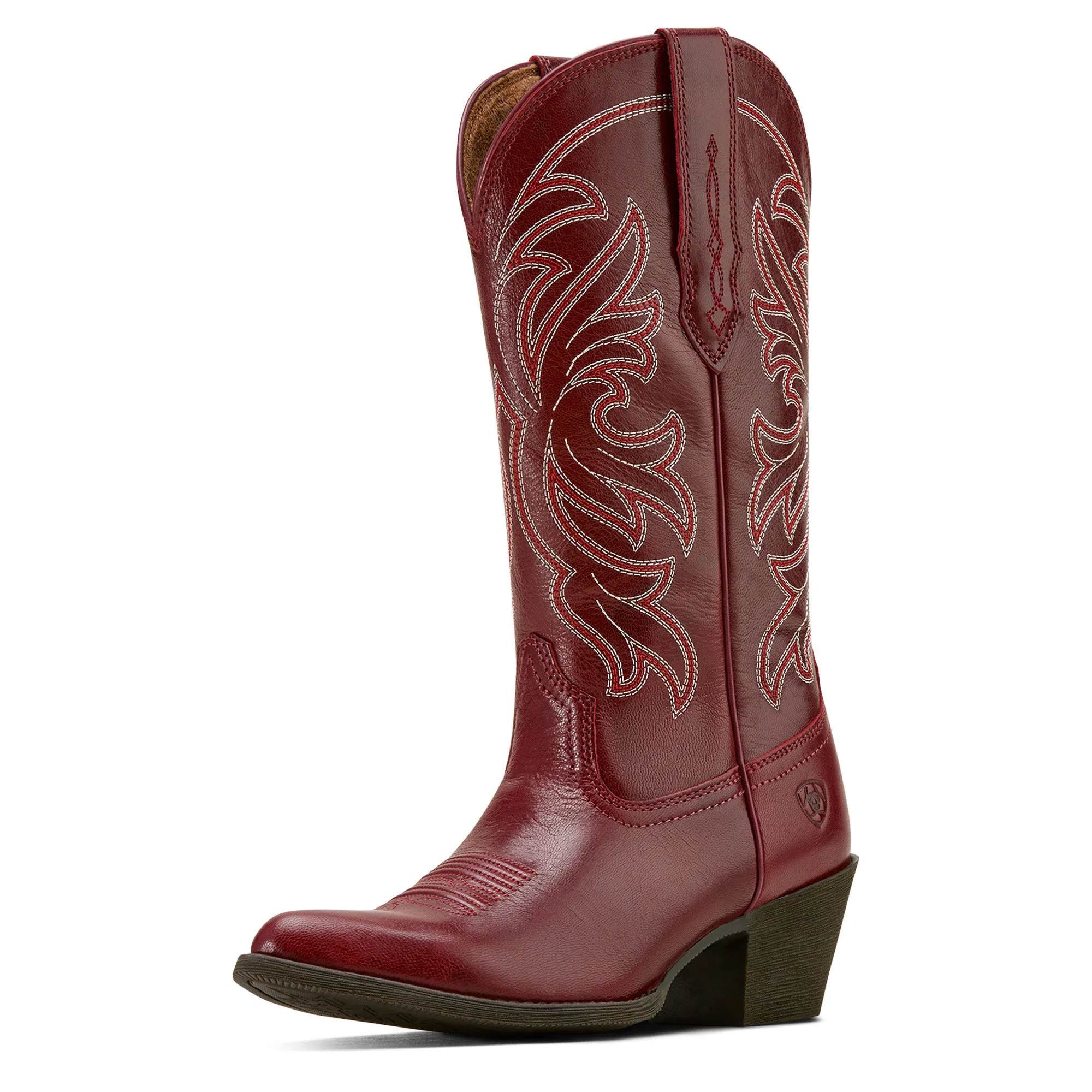 Ariat Ladies 10061205 Heritage J Toe Stretch Fit Western Boots in Sangria