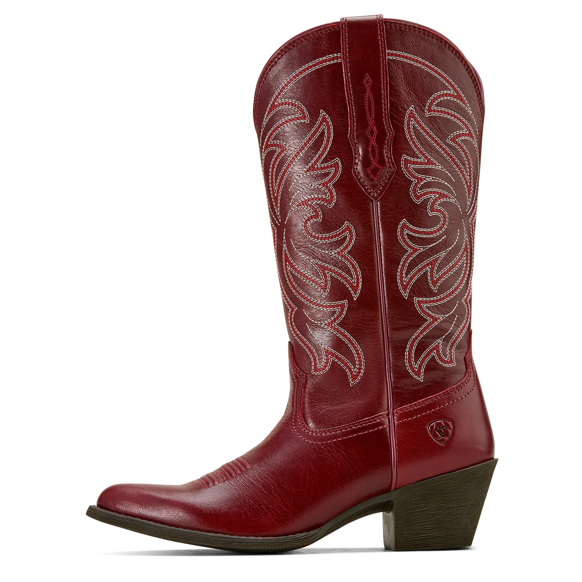 Ariat Ladies 10061205 Heritage J Toe Stretch Fit Western Boots in Sangria