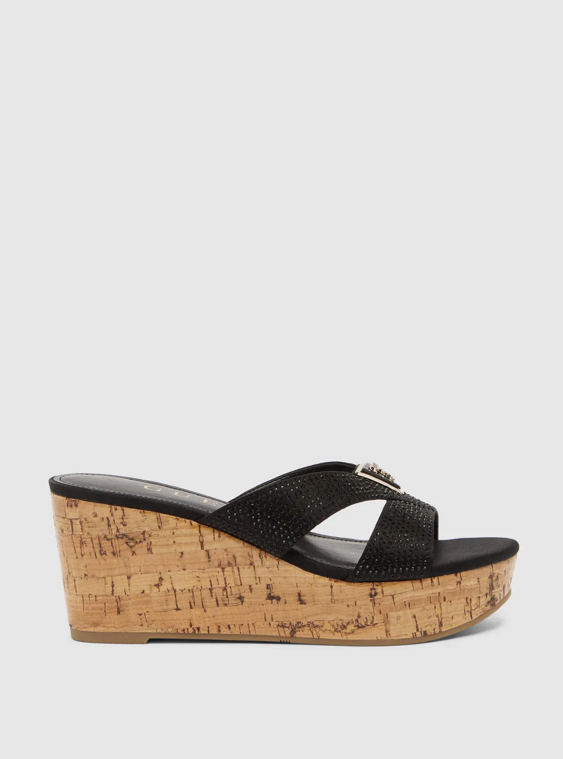 Black Lonaa Platform Sandals
