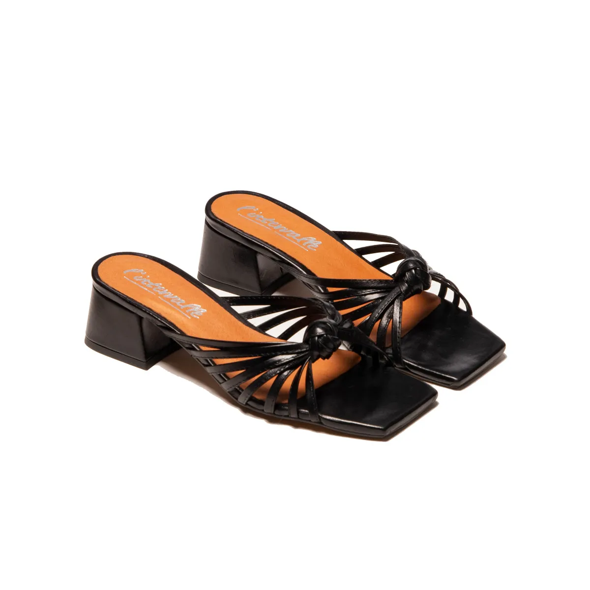 Damira Black Leather