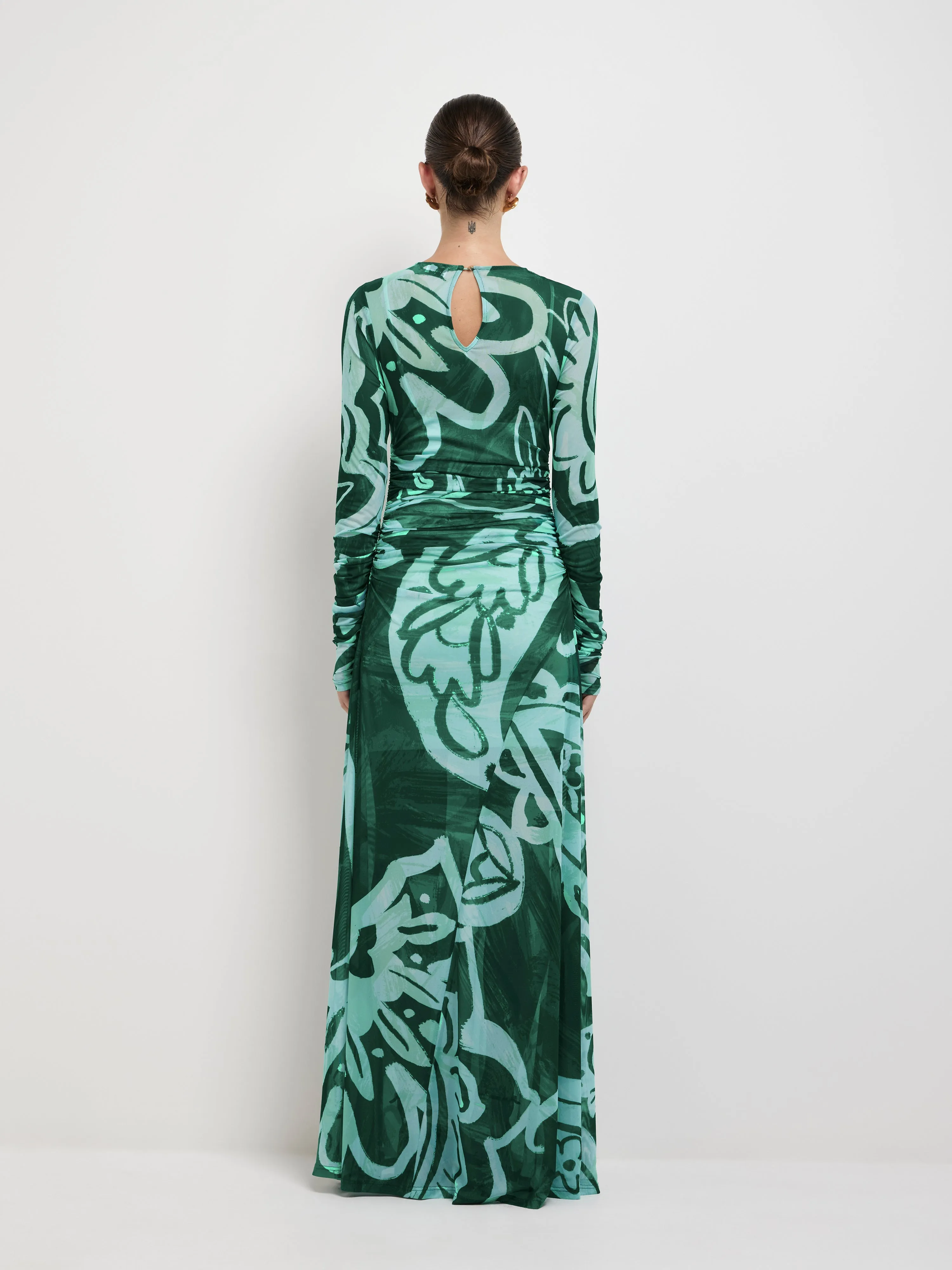 EDEN PAISLEY MAXI DRESS