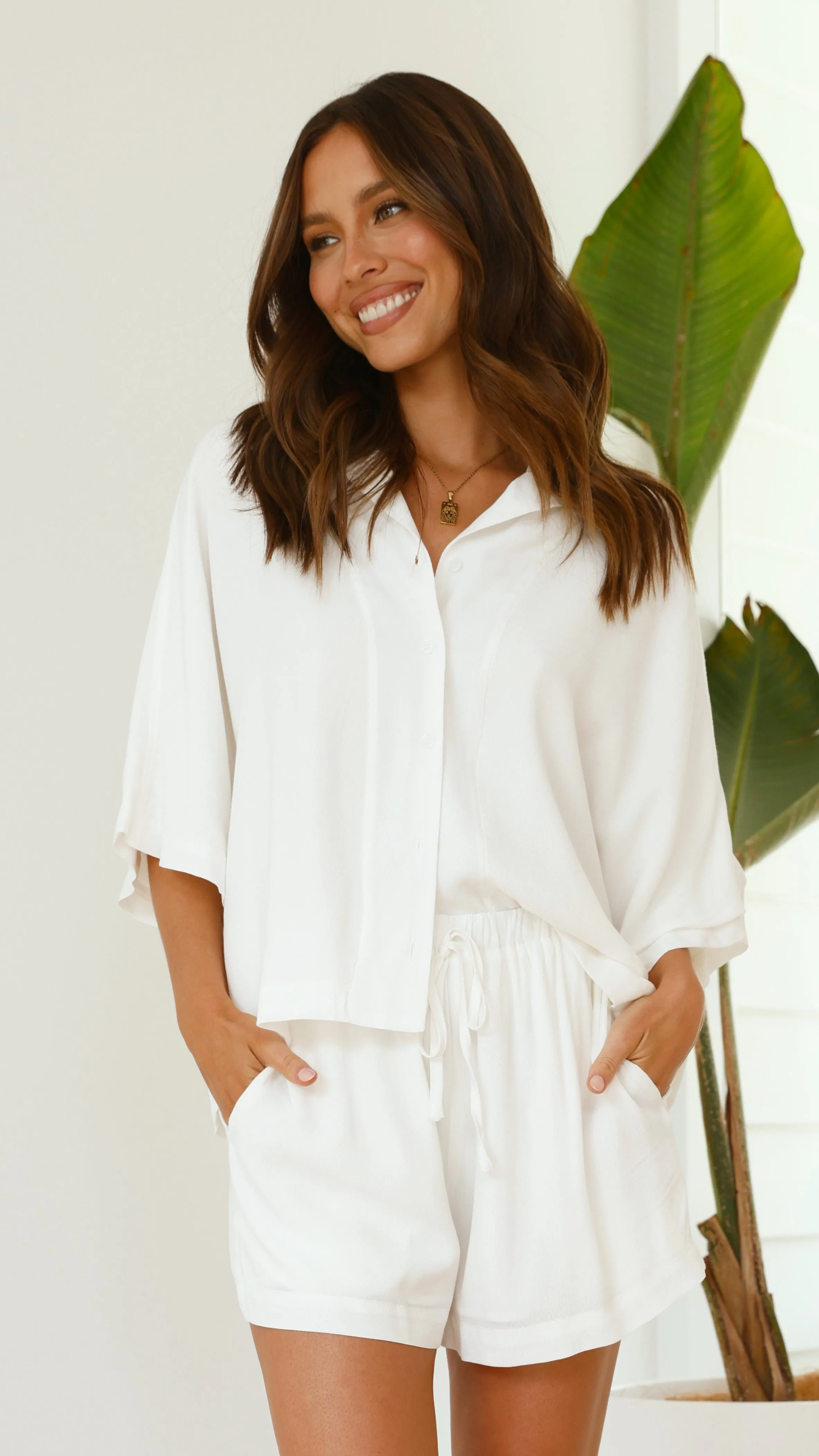 Edita Shorts - White