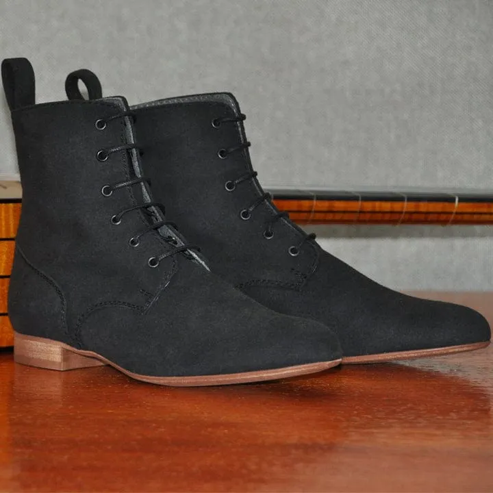 Eleonora Women's Vegan Suede Ankle Boots | Multiple Colours