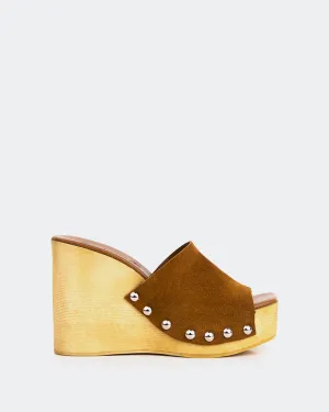Emeline Brown Suede