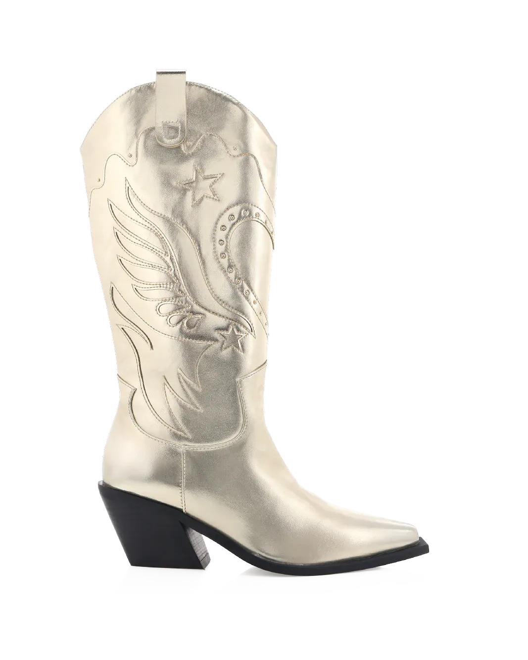 Everlyn Boots - Gold Metallic