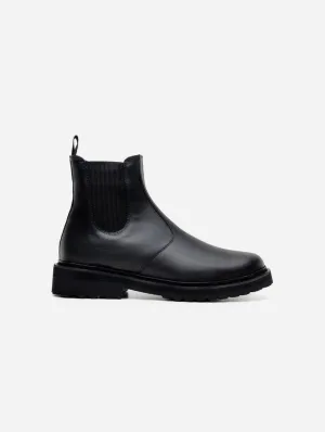Everyday Unisex Vegan Corn Leather Chelsea Boots | Black