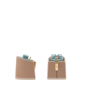 Flare Block Heel Kit Latte 3"