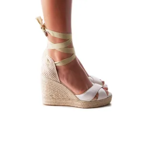 Floriano White Leather