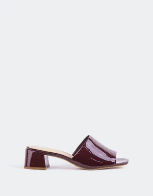 Fortunata Burgundy Patent