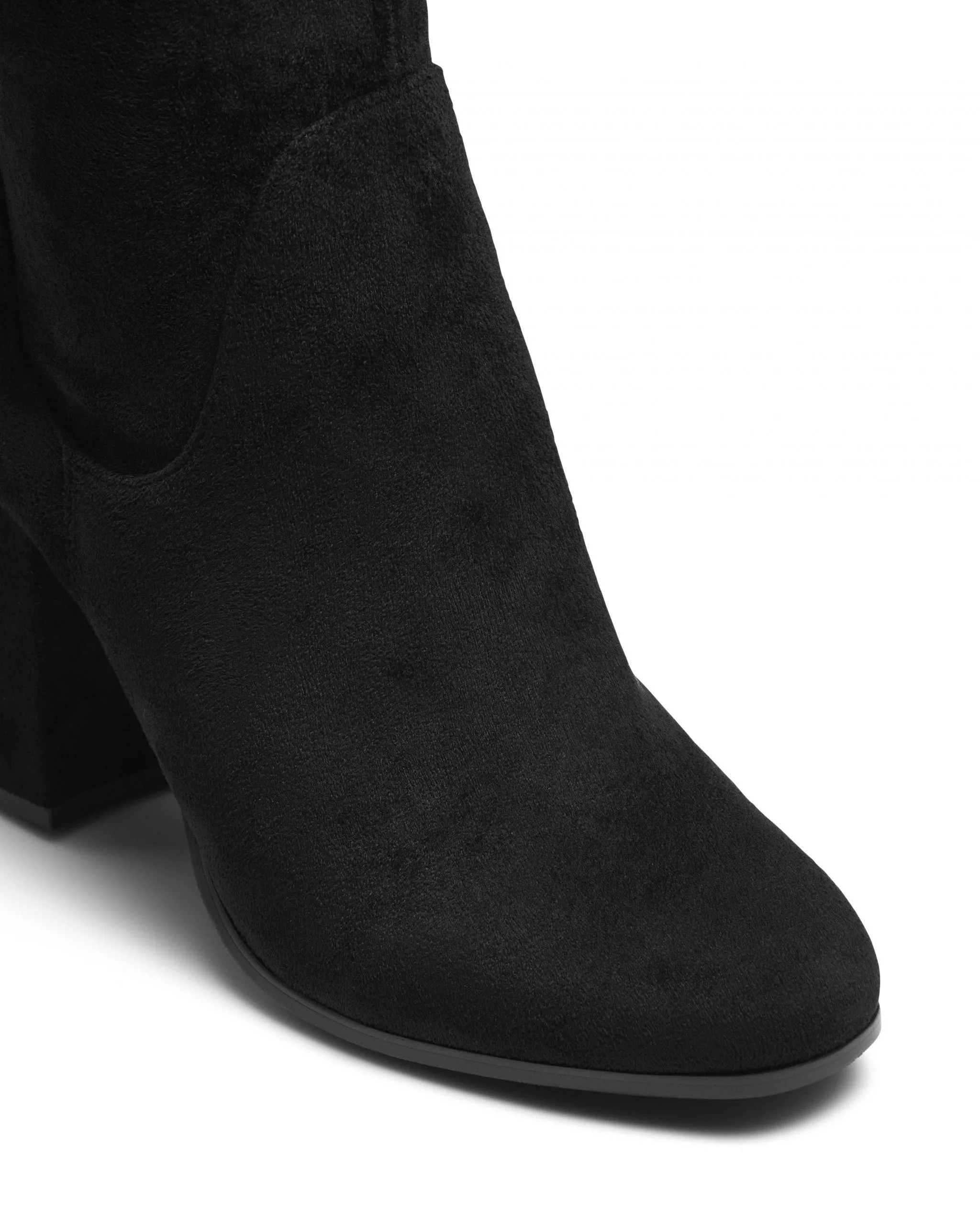 Hanover Black Faux Suede *FINAL SALE*