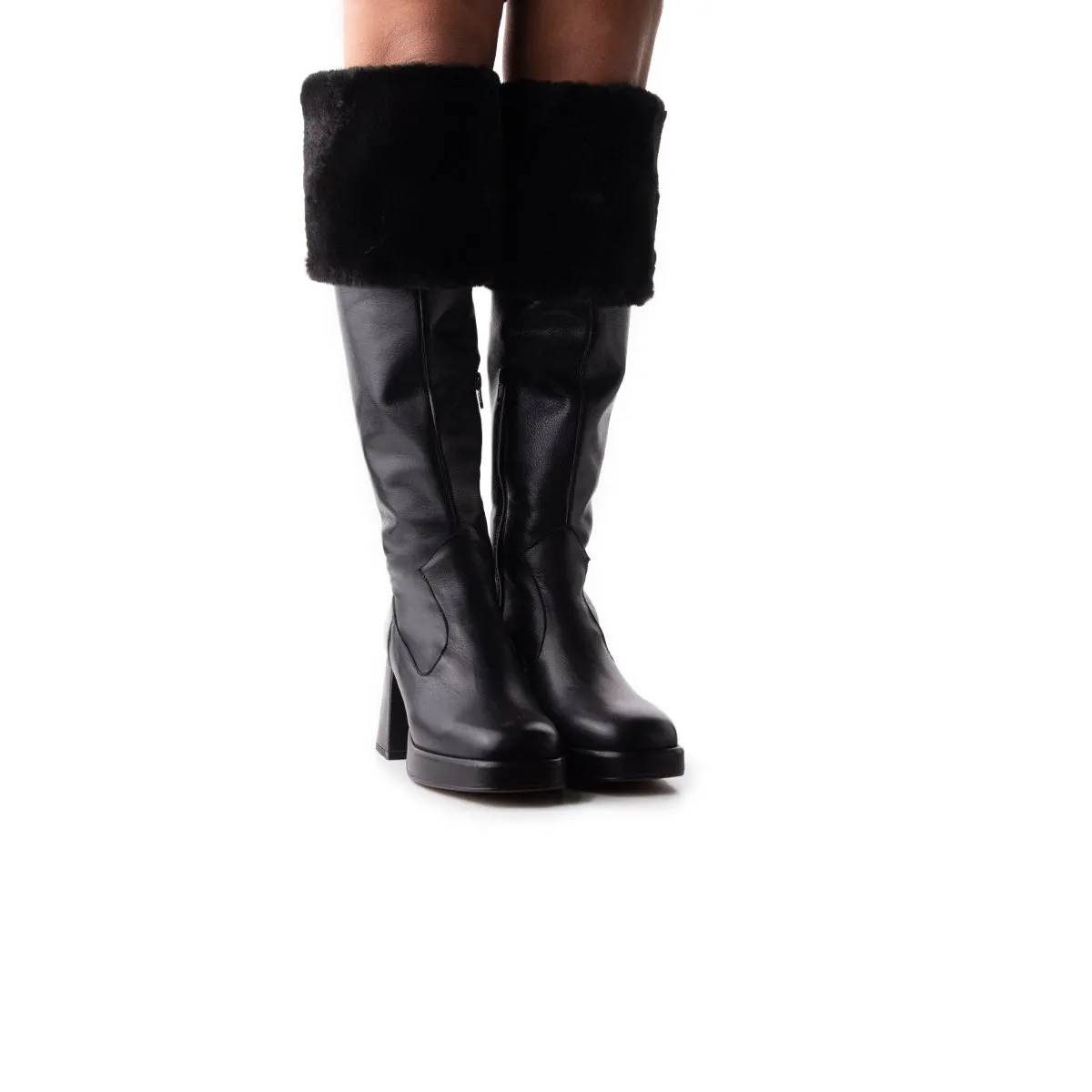 Jesse Black Leather