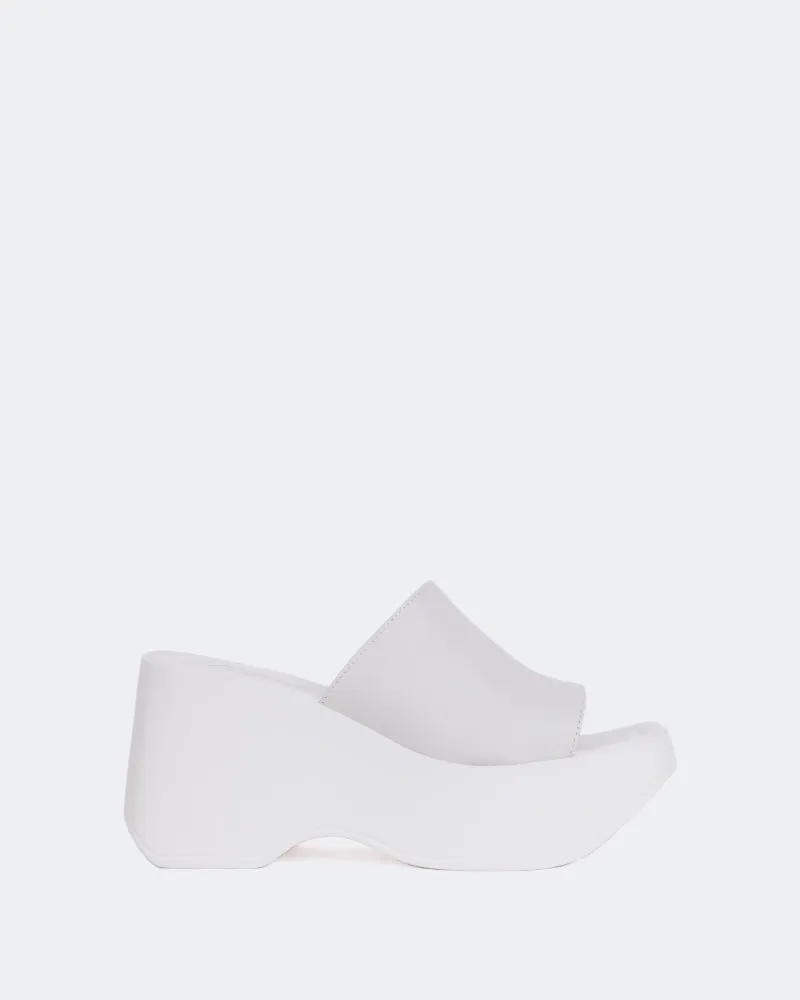 Klum White Leather