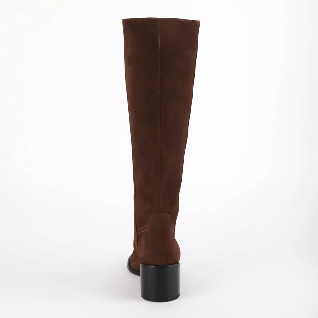 MAEVE - suede knee boot