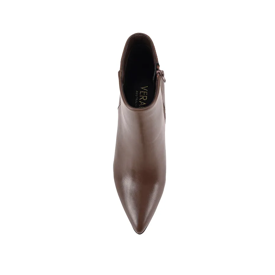 Maxine Ankle Boots - Chocolate Brown