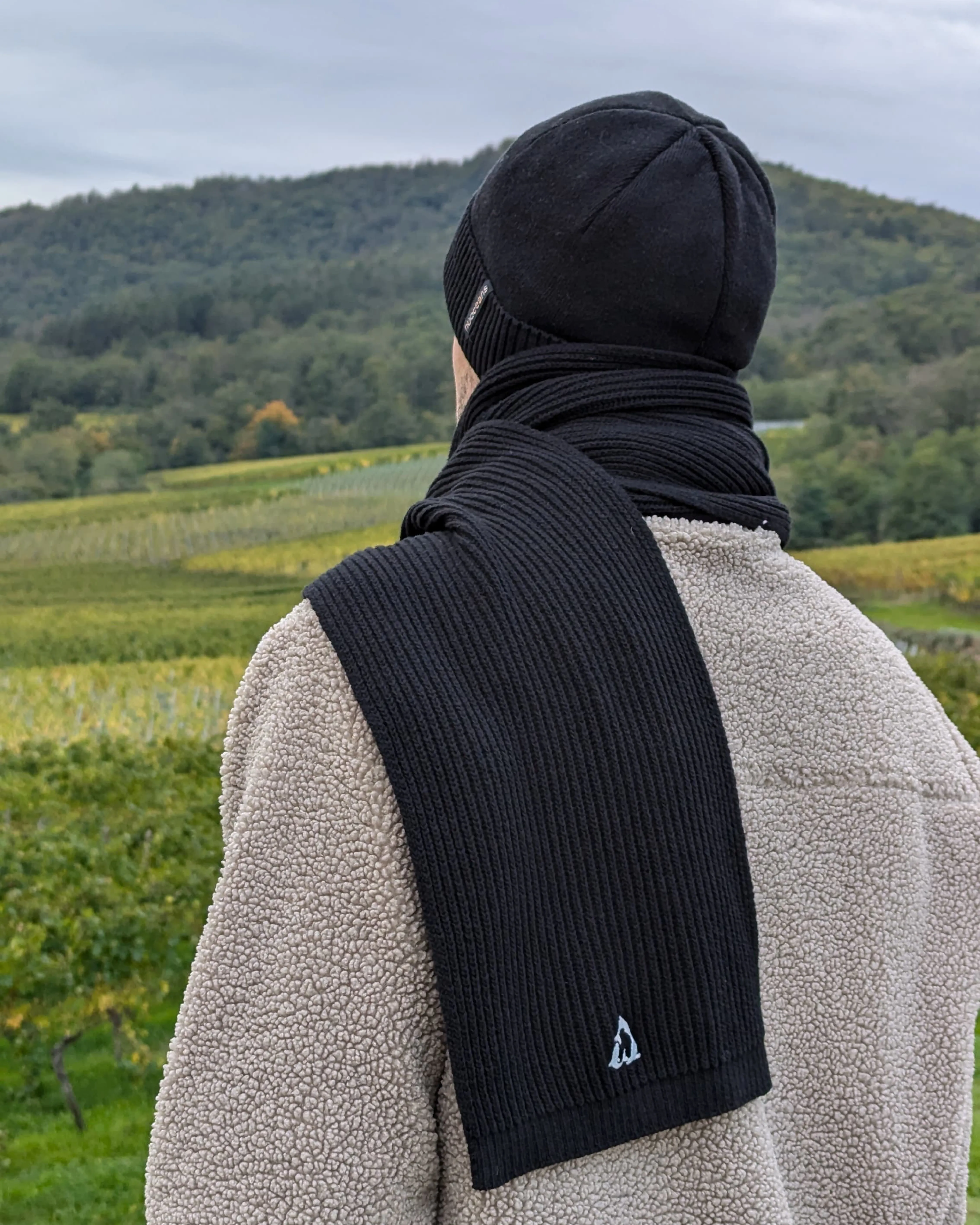 Midnight Recycled Cotton Scarf | Multiple Colours