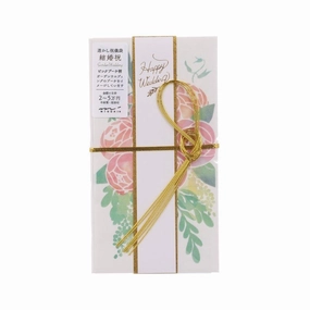 MIDORI Wedding Envelope - Pink Bouquet  (24g)