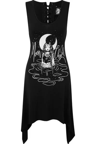 Moon Child Lace-Up Tunic - Resurrect