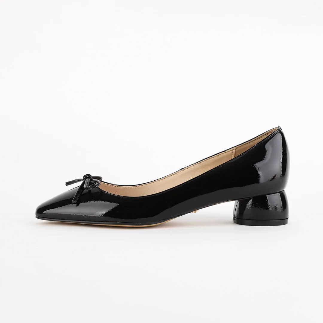 NEW HENRIETTA - patent chunky heel ballerina