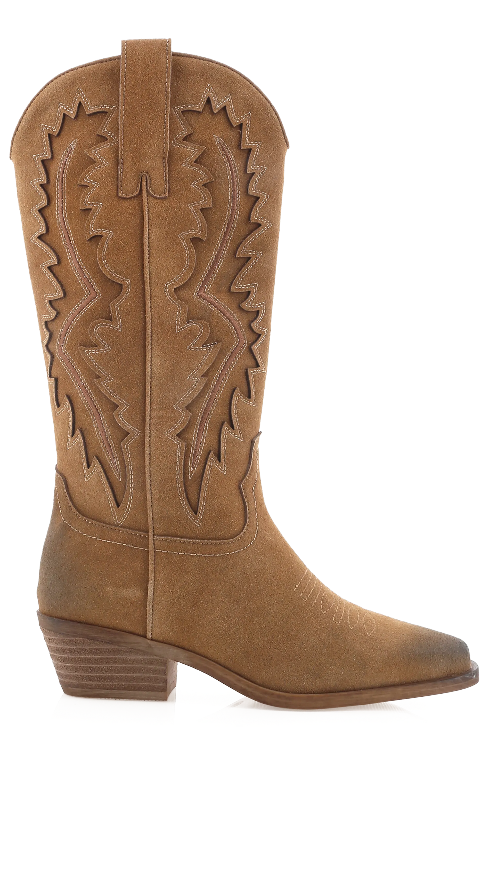 Olea Boots - Tan Suede