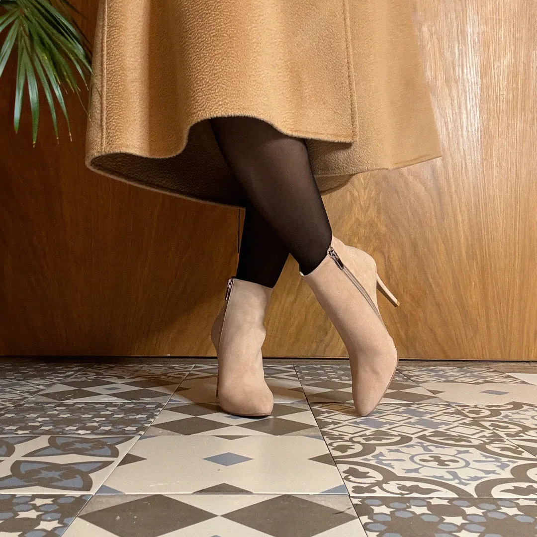 OSCAR - suede ankle bootie