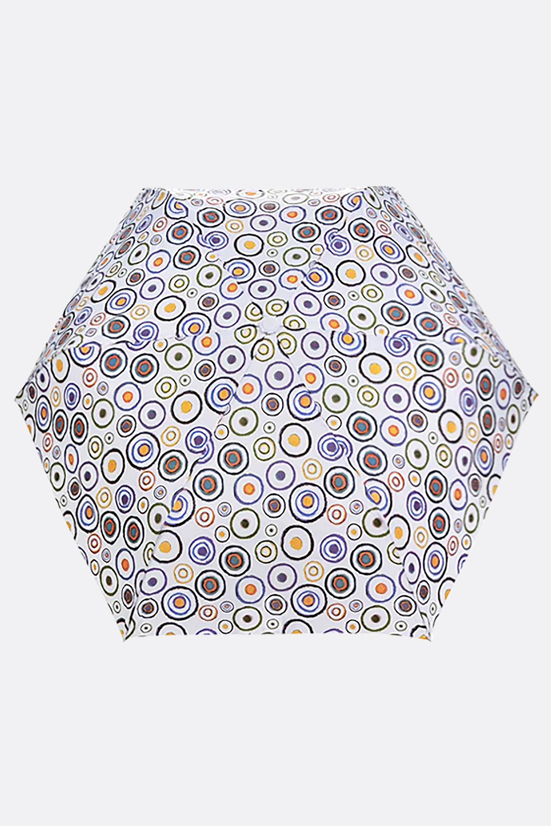 pocket umbrella in nylon with bubble print