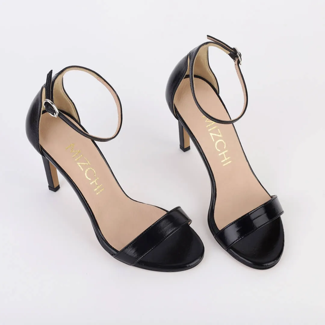 *RITZY - black, 10cm size UK 13