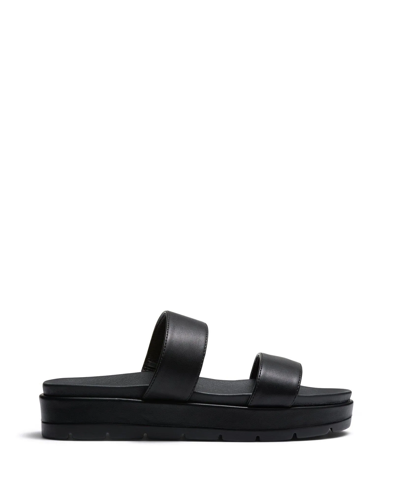 Slidin' Flatform Sandal Black
