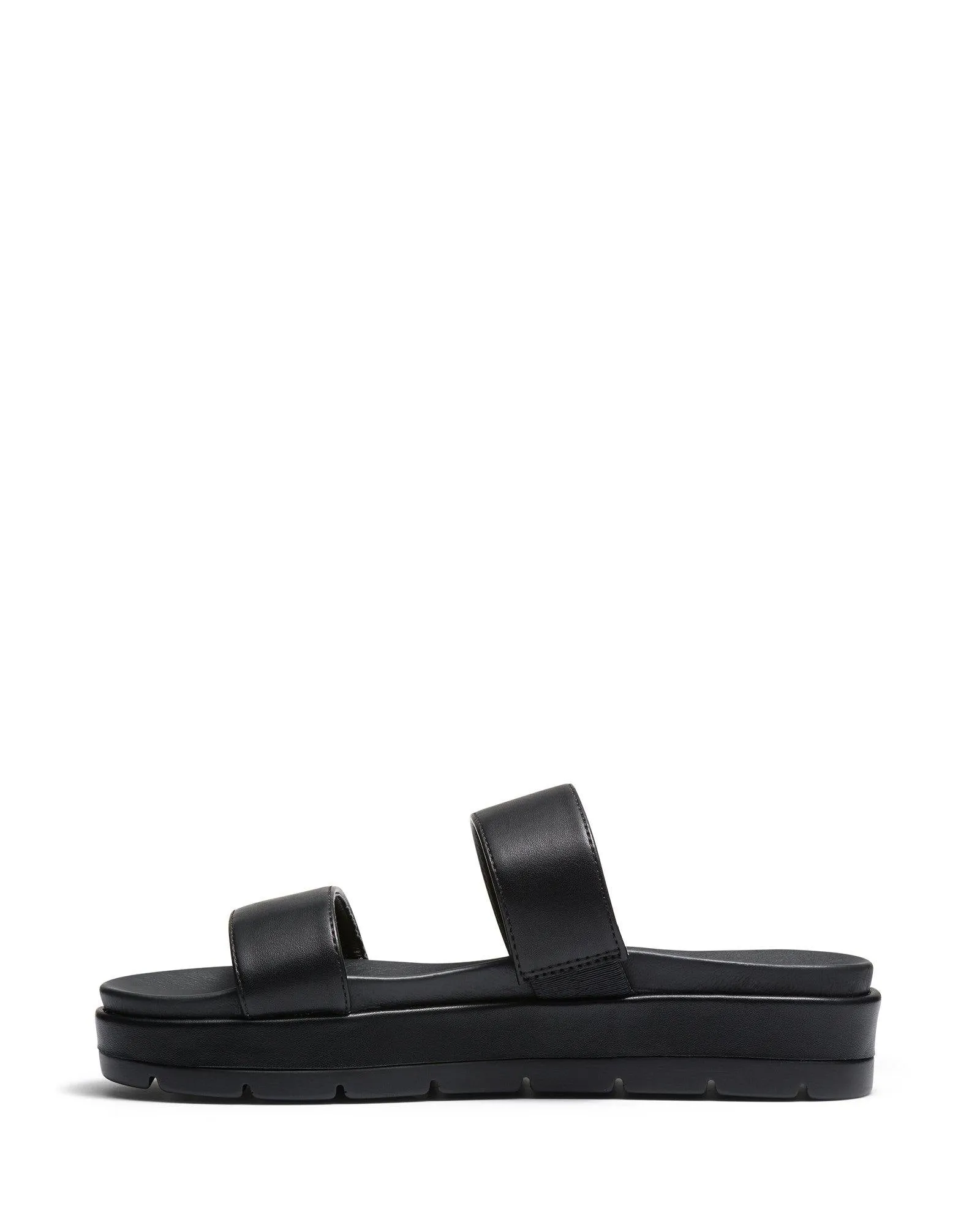 Slidin' Flatform Sandal Black