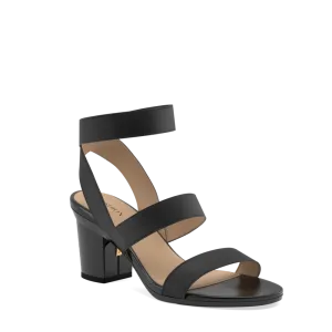 The Adrianna - Coal   Block Heel Kit 3 Coal