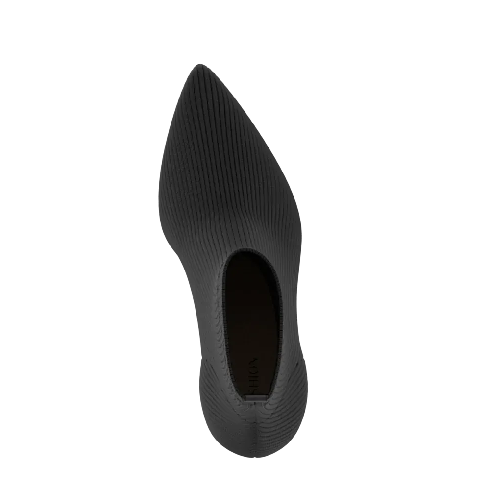 The Bootie Wide Width - Coal Knit 3 Stiletto - FINAL SALE