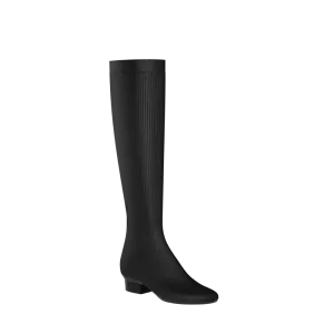 The Joanna Knee High Boot - Coal Knit - FINAL SALE