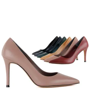 *UK size 1 - ROSE AVENUE - navy, 10cm heels