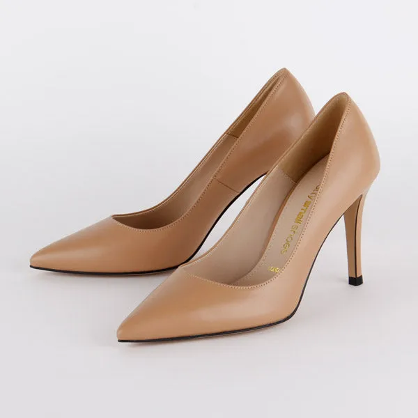 *UK size 1 - ROSE AVENUE - navy, 10cm heels