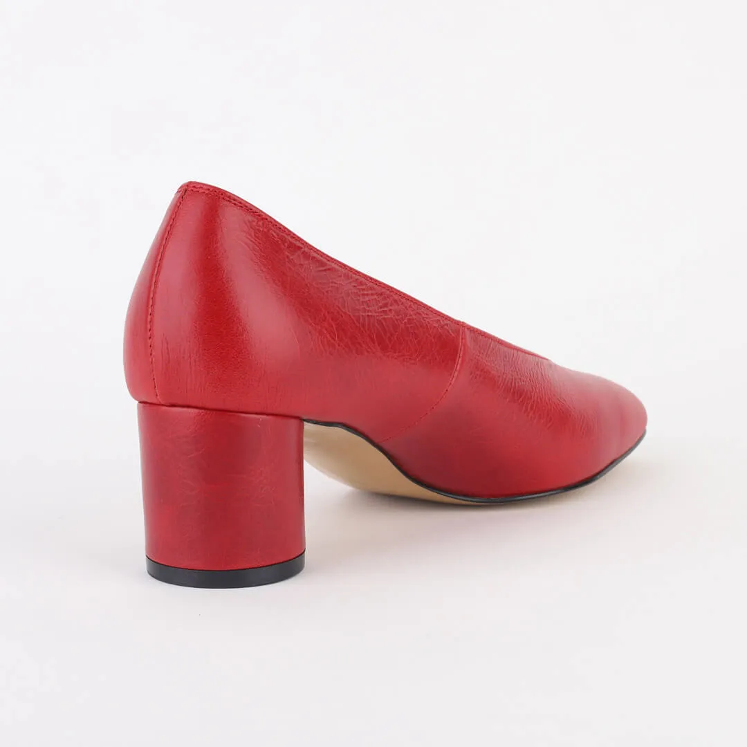 *UK size 13 - WILLOW - black, 5cm heels