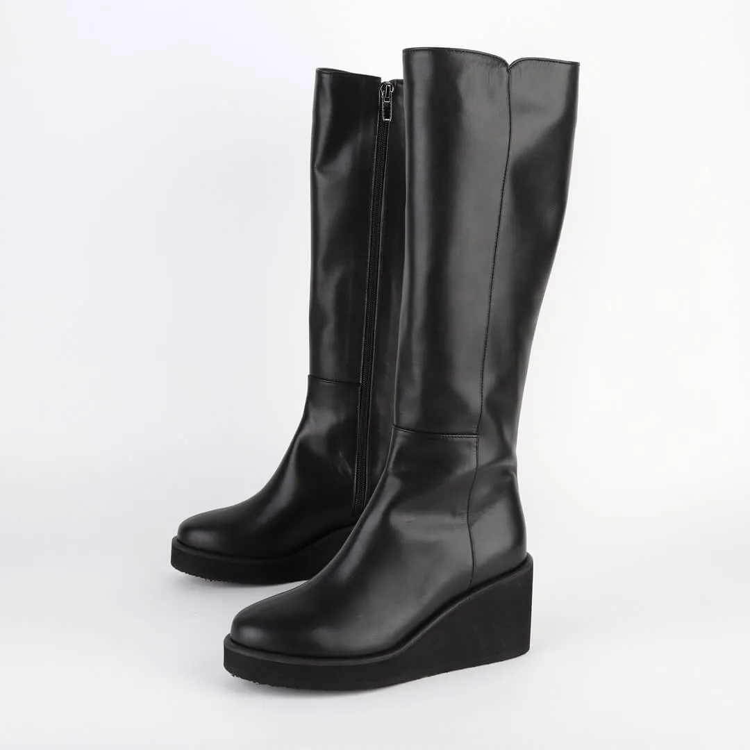VIENTO - flatform knee boot