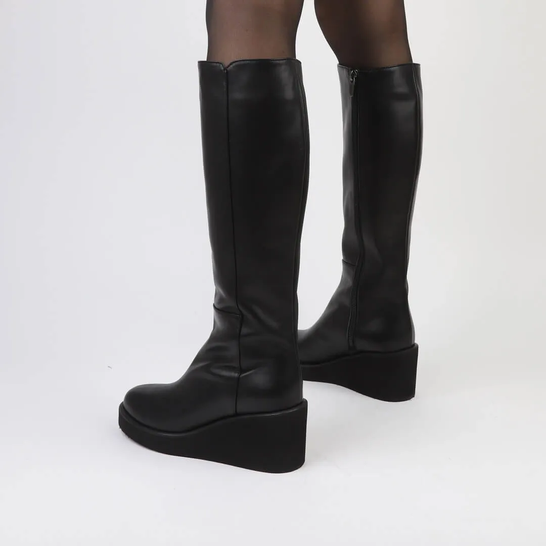 VIENTO - flatform knee boot
