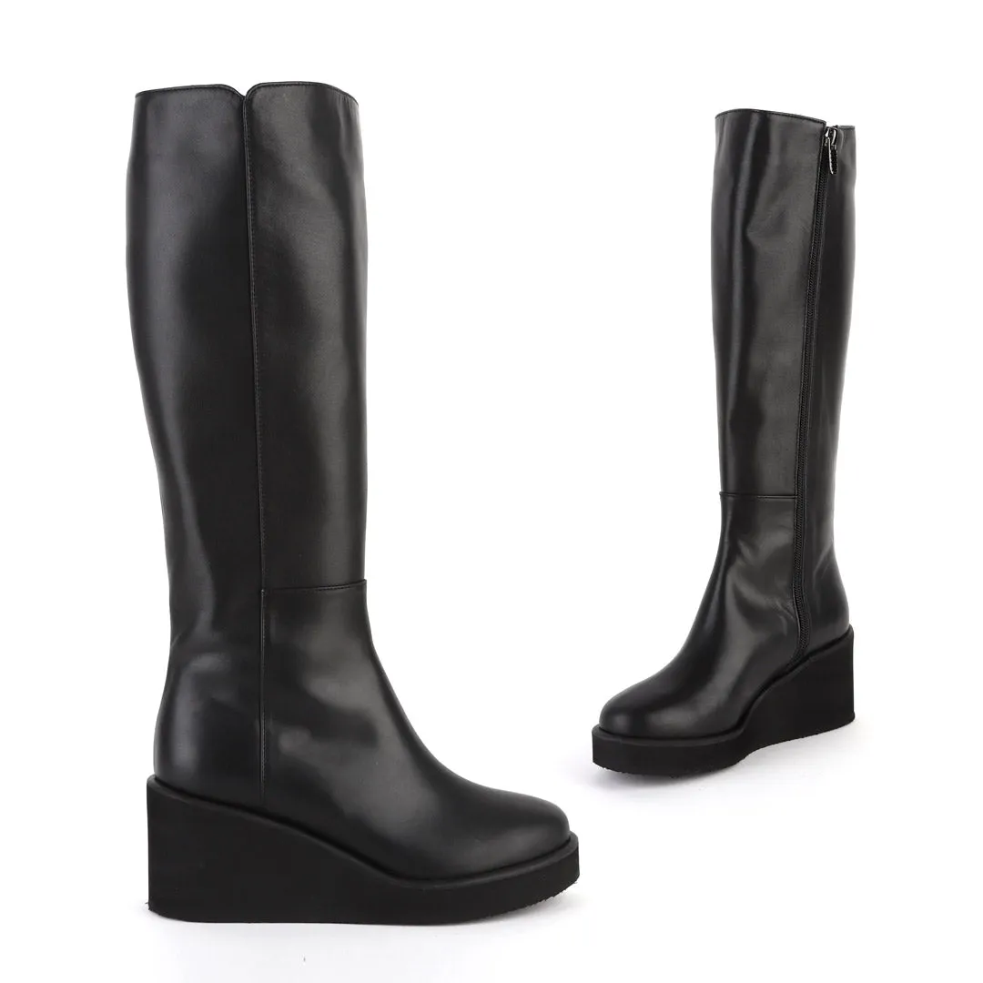 VIENTO - flatform knee boot
